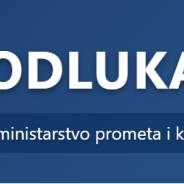 Odluka o izboru korisnika sredstava za Program utroška sredstava „Tekući transferi i drugi tekući rashodi – Subvencija javnim poduzećima – unaprjeđenje RTV djelatnosti